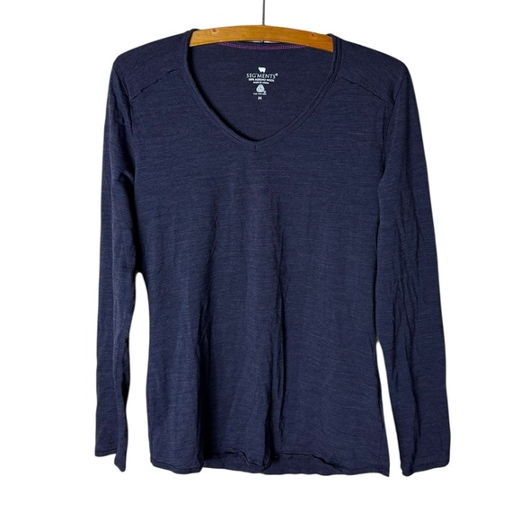 Segments Women’s Medium Merino Wool Long Sleeve Short Purple - Picture 1 of 4